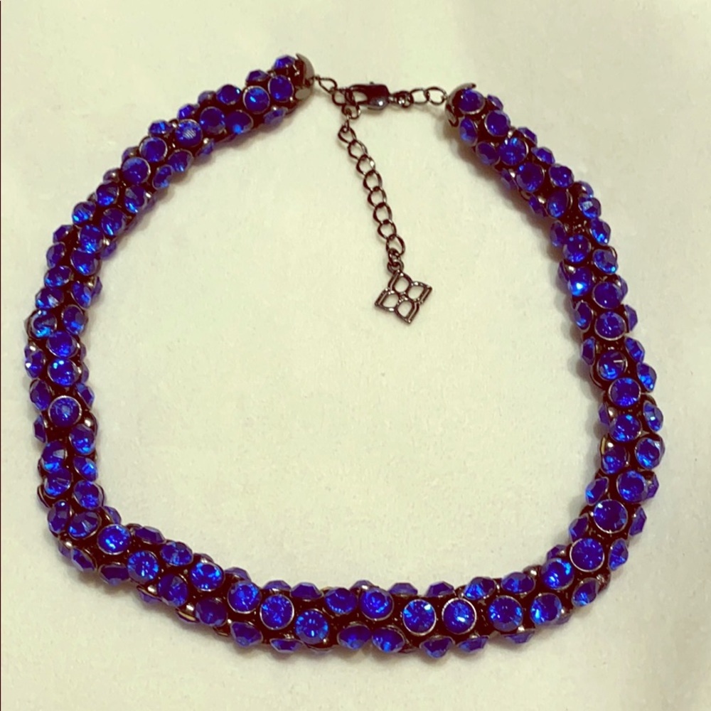 BCBG MaxAzria Rhinestone Crystal Collar Necklace